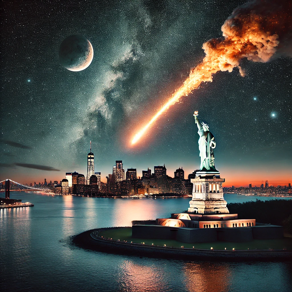 Meteor Blazed Past Statue of Liberty: A Spectacular Sky Event Caught on Camera